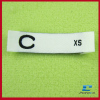 high quality custom design woven t shirt size labels