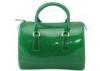 Green Personalised Silicone Handbag / Traving Bag For Girls With Custom Logo