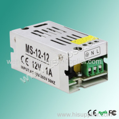 Stainless steel 15W 12V LED power supply for led strip