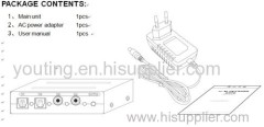 Digital to Analog Audio Decoder converter adapter with spdif/toslink and coaxial