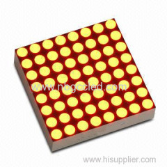 8X8led dot matrix module with 3.0mm Dot