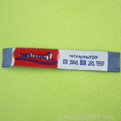 cheap clothing custom woven label for garment