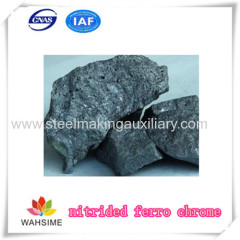 nitrided ferro chrome China raw materials Steelmaking auxiliary metal price use for electric arc furnace