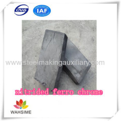 nitrided ferro chrome Steelmaking auxiliary from China factory manufacturer use for electric arc furnace