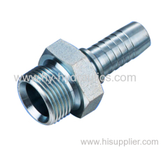 Metric O-ring male flat seal hydraulic fittings 10311