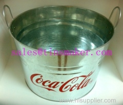 cocacola ice tin bucket