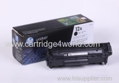 HP 12A Genuine Original HP 2612a Laser Toner Cartridge