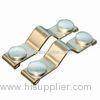 Electric Contact Assembly Brass Stamping Parts By Riveting Process