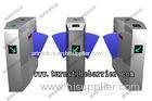 TCP / IP Retractable Flap Barrier Gate Turnstile For Office Building And Parking Place