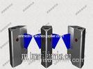 Remote Control RFID Electronic Flap Turnstile Gate For Metro Station Or School