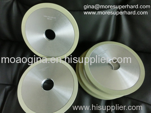 Vitrified bond diamond bruting wheel for processing gemstone