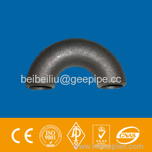 ASTM B16.9 SCH40 8 A234 WPB Carbon Steel 180 degree LR elbow
