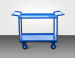 Heavy duty industrial trolley double layers warehosue logistic utility hand trucks