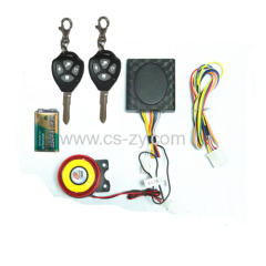 anti-cutting motorcycle alarm system security and safety device