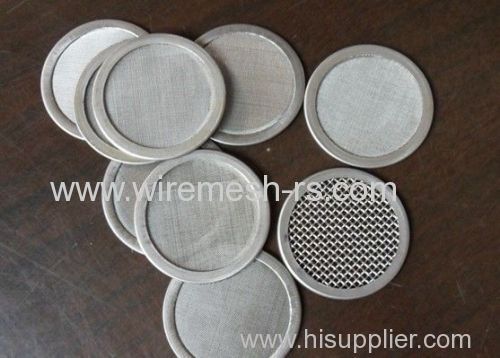 Stainless steel filter disk