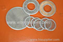 Stainless steel filter disk