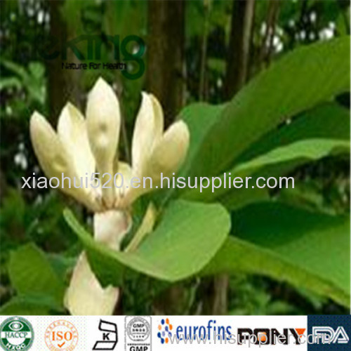 Hight quality 100% natural Magnolia officinalis P.E.