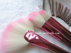 21pcs professional pink makeup brushes