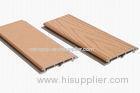Exterior WPC Wall Cladding Weather Hollow Board Natural Color