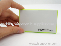 2200mah Ultra Slim Credit Card Power Bank for Smartphone