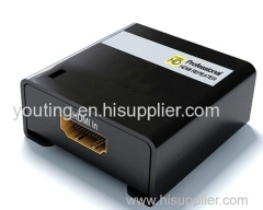 R1 Repeater/Booster Supports 720P/1080i/and/1080P HDMI 1.3 compliant HDCP compliant Easy to install HDMI Repeater