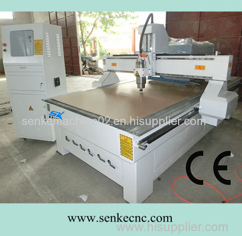 Heavy duty steel made body wooden furniture cutting machine with high power spindle