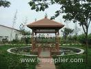 Exterior WPC Gazebo Pavilion Construction Material Waterproof