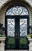 wrought iron door for home and garden