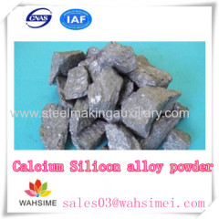 Calcium Silicon alloy powder Steelmaking auxiliary from China factory manufacturer use for electric arc furnace