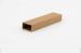 WPC Tube / Square Wood Plastic Composite Tubes For Pergola
