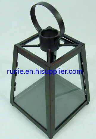 Metal lantern candle holders