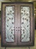 Safety Wrought Iron Double Front Door wrought iron door inserts