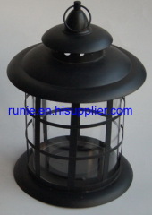 Metal lantern candle holders