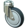 TPE swivel bolt hole fitting shopping cart casters