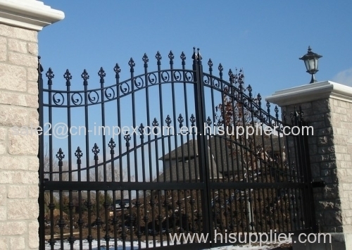 Outdoor Wrought Iron Gate