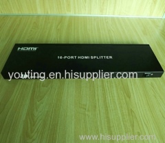 hdmi splitter 1x16 Support Full HD Full 3D Support 1920*1080 resolution Support CEC Support signal retiming