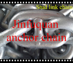 Hot Sale Black Painted Alloy stud link chain