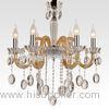 Funky Contemporary Glass Chandelier Lamp 6 heads with Fabric or Laces Shades