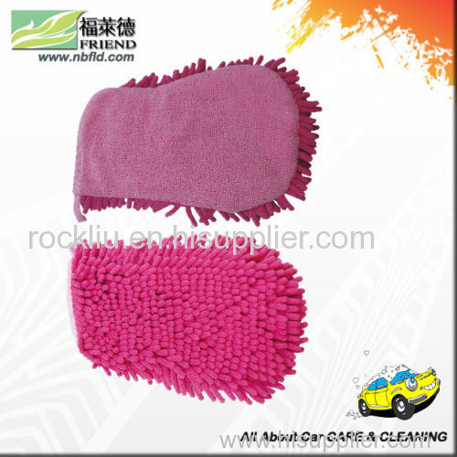 FA-X043 Microfiber Cleaning Mitt With Super Soft Cloth