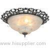 35cm Dia Wrought Iron Ceiling Chandelier Zinc Ceiling Lamp E27 Light Base AC 110 / 220V