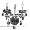 2 Light Smoky Gray Vintage Candle Indoor Wall Lights Antique Design