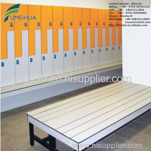 Fumeihua hpl gym locker room furniture