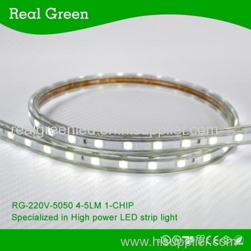 220V SMD5050 LED strip light White