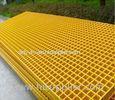 Yellow Strong FRP Pultruded Grating Fiberglass Bearing Floor Grating