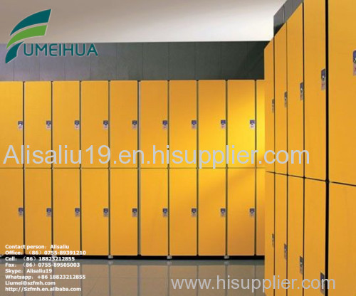 HPL high pressure laminate gym locker
