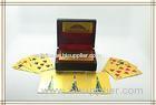 Customize 24K Karat Gold Plated Playing Cards with Wood Gift Box and Certificate