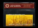 New AUD 50 24K Gold Banknote Plated With Pure 99.9% 24K Gold 152mm * 65mm