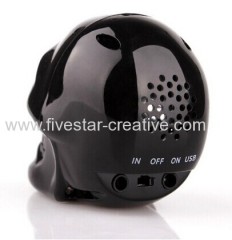 Skull Style Rechargeable Amazing Portable Speaker for Nice Halloween Gift and Greative Gift