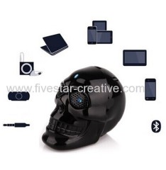 Skull Style Rechargeable Amazing Portable Speaker for Nice Halloween Gift and Greative Gift