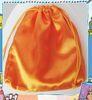 Royal Yellow Satin Drawstring Pouch For Cosmetic / Recycled
